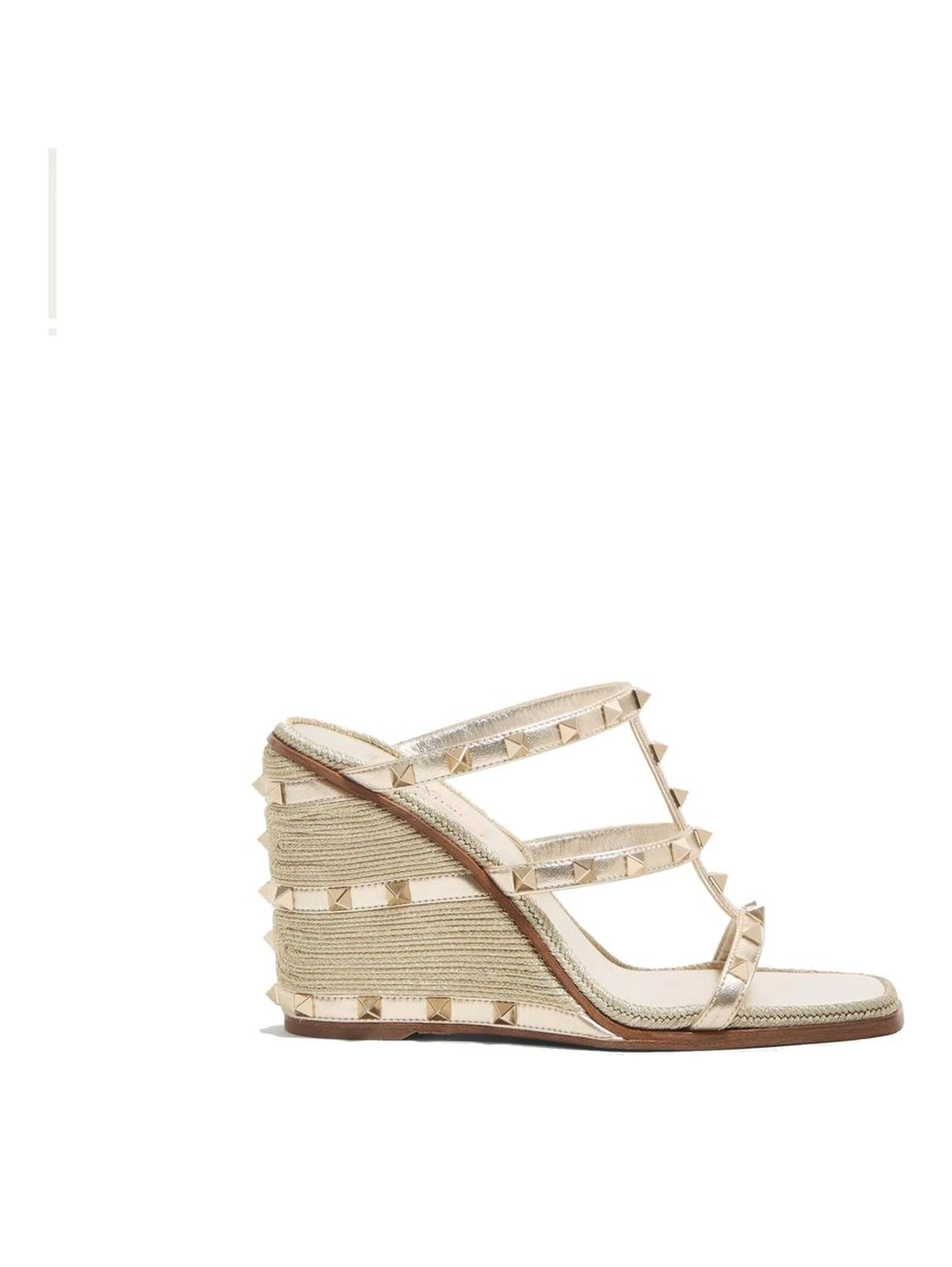 Gold Calfskin Mules