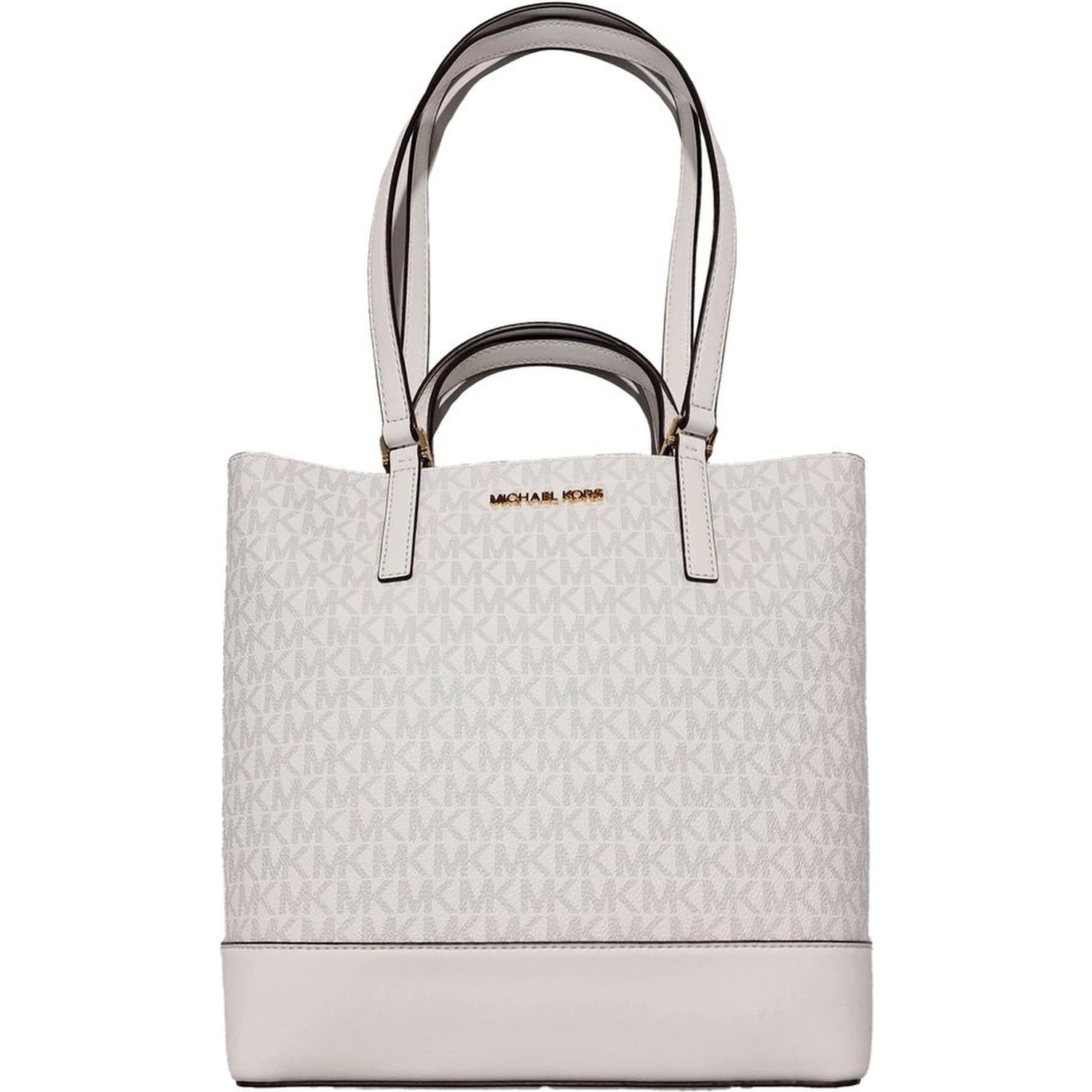 White Leather Tote Bag