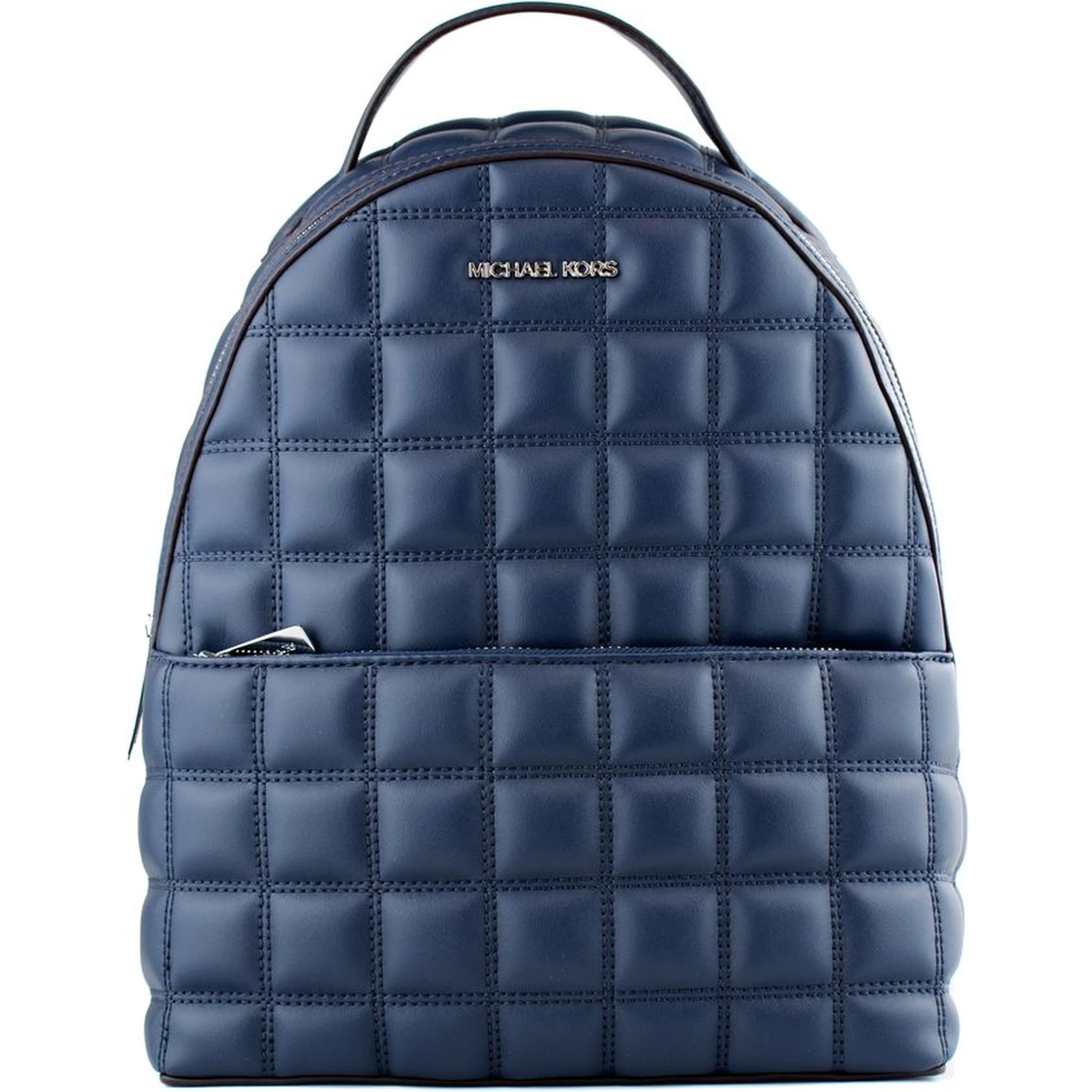 Blue Artificial Leather Backpack