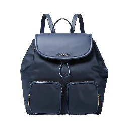 Blue Canvas Backpack