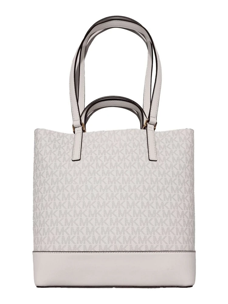 White Leather Tote Bag alternative