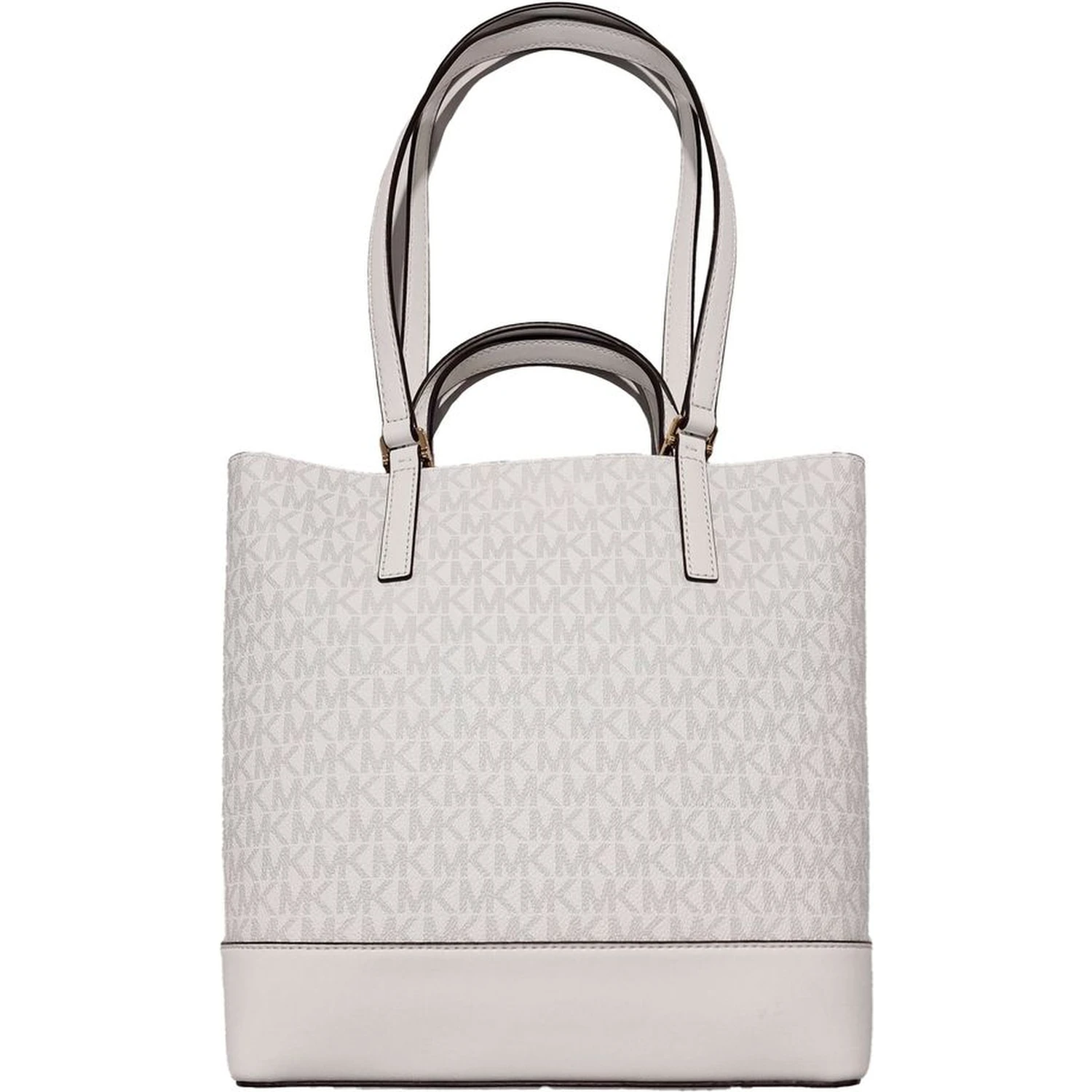 White Leather Tote Bag