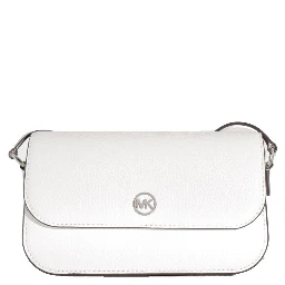 White Leather Crossbody Bag