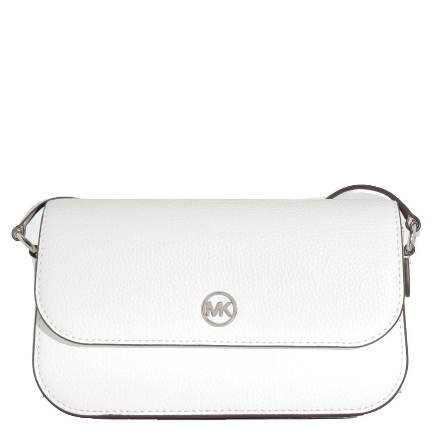 White Leather Crossbody Bag
