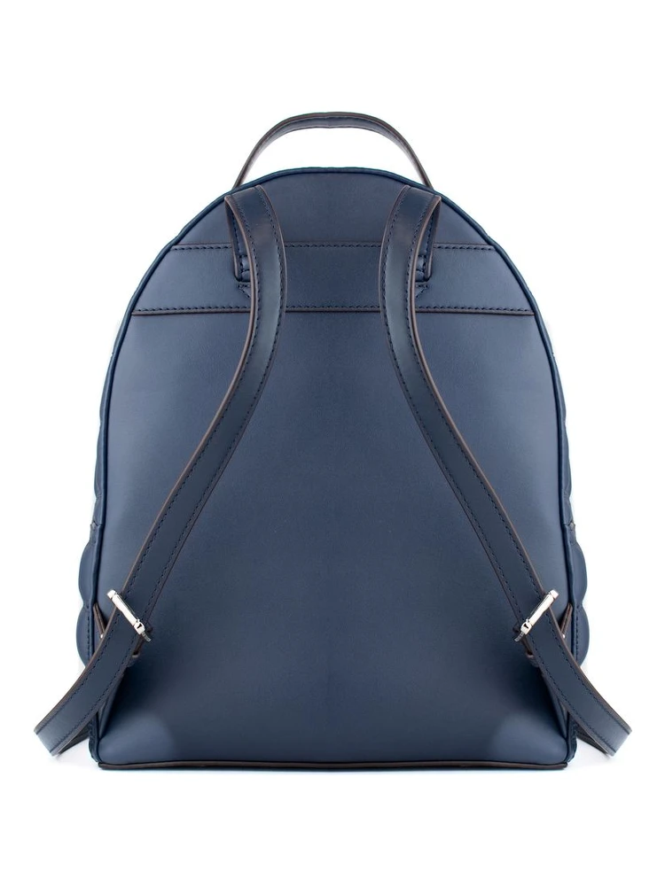 Blue Artificial Leather Backpack alternative
