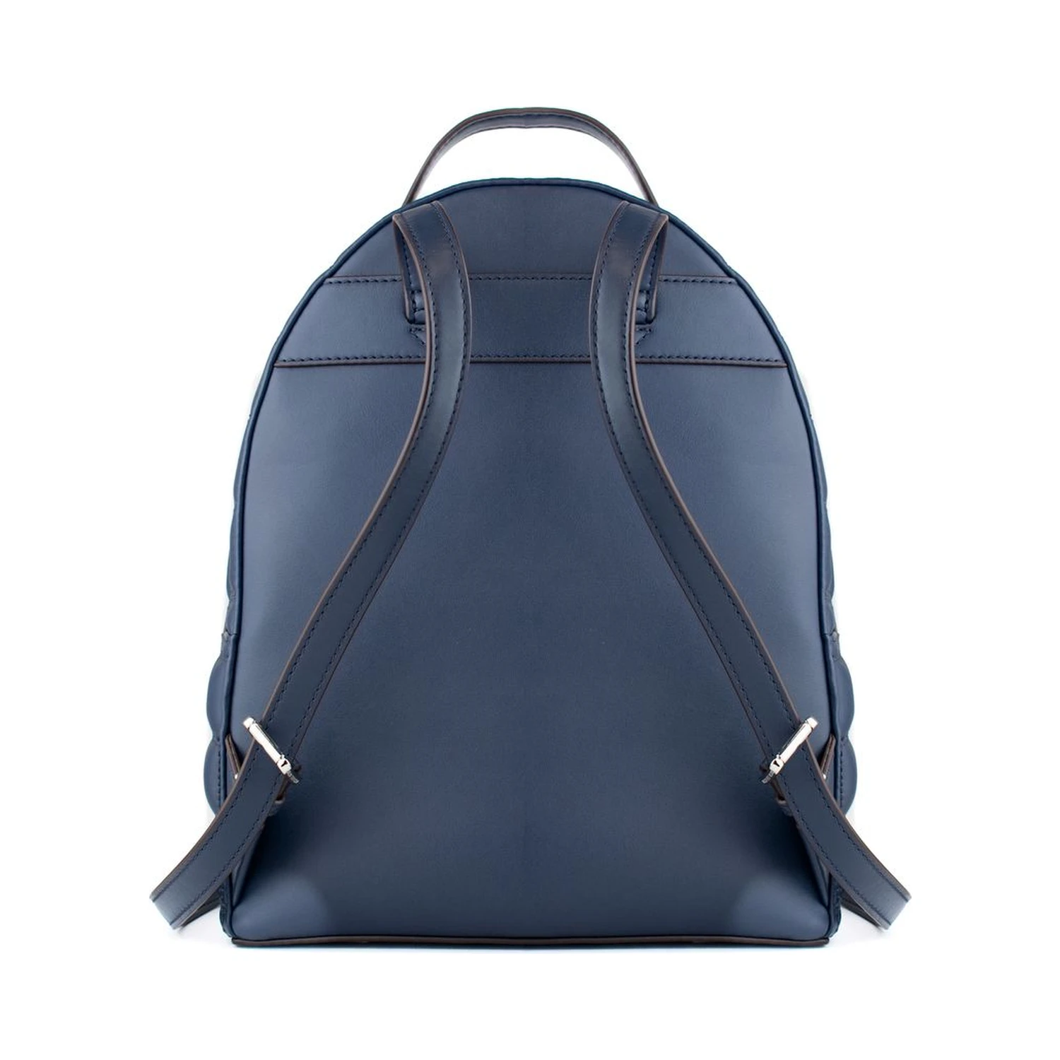 Blue Artificial Leather Backpack