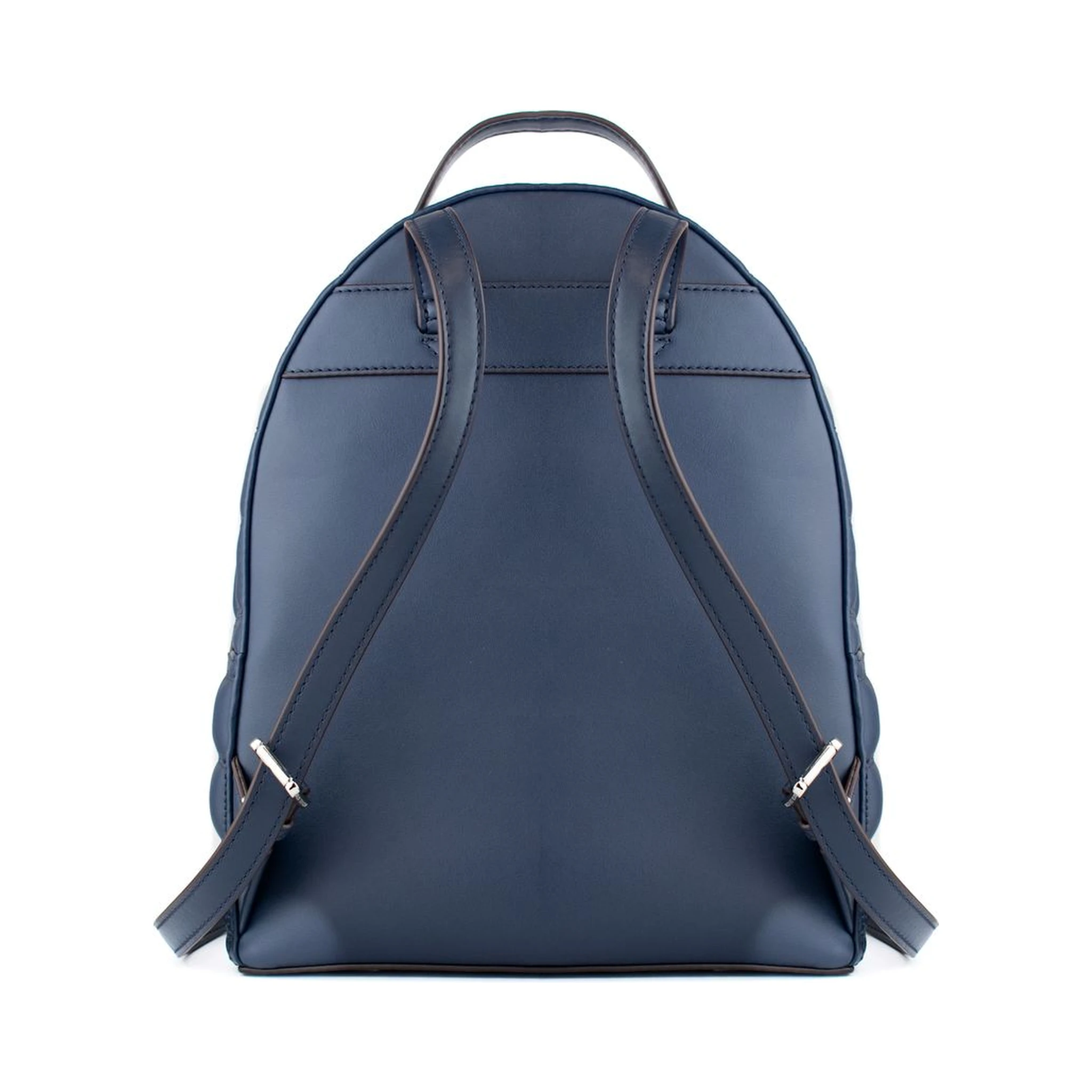 Blue Artificial Leather Backpack