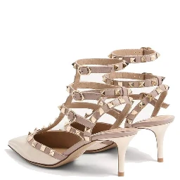 Bicolor Calfskin Platform Pumps