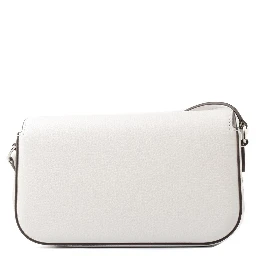 White Leather Crossbody Bag