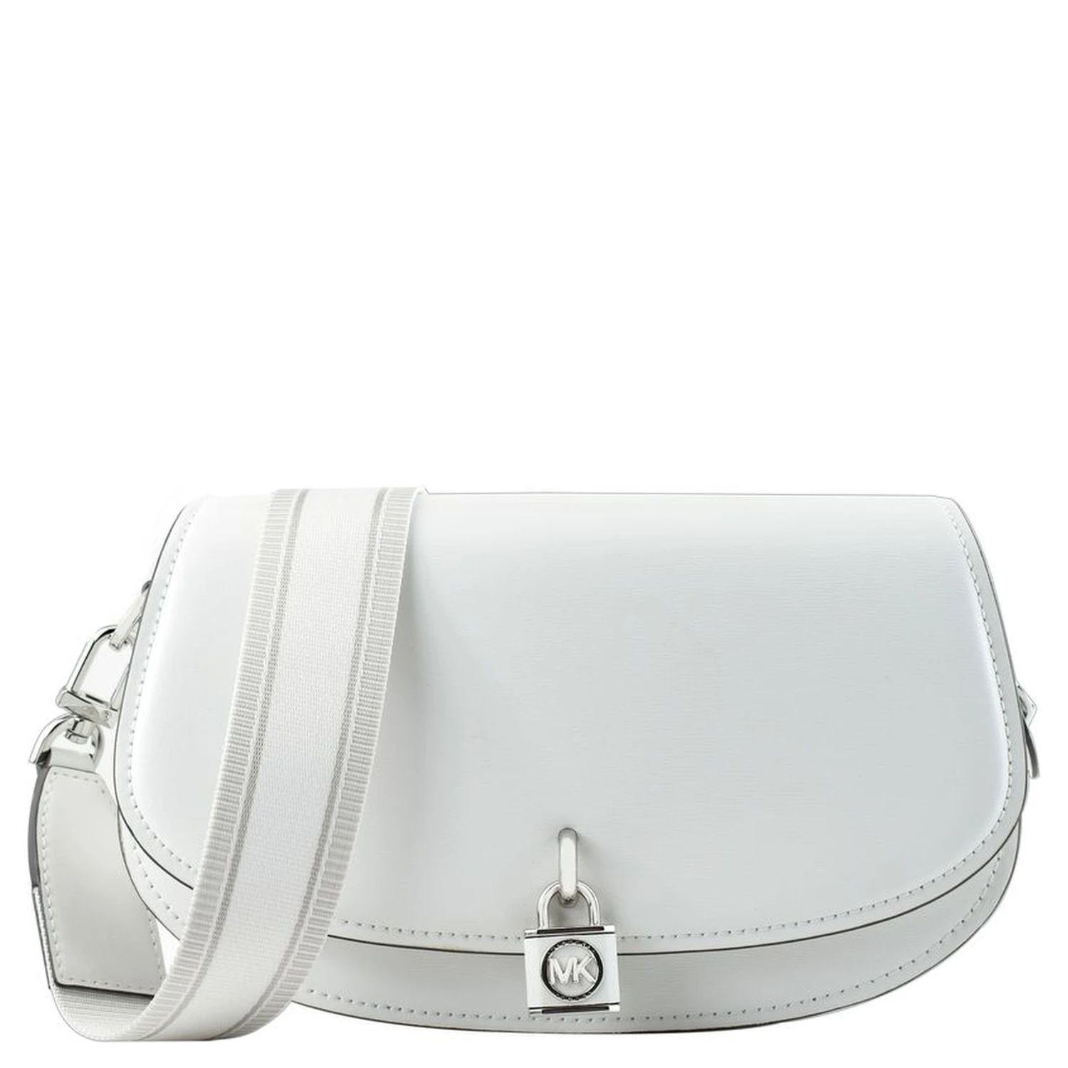 White Leather Shoulder Bag