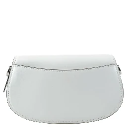 White Leather Shoulder Bag