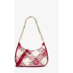 Multicolor Canvas Shoulder Bag