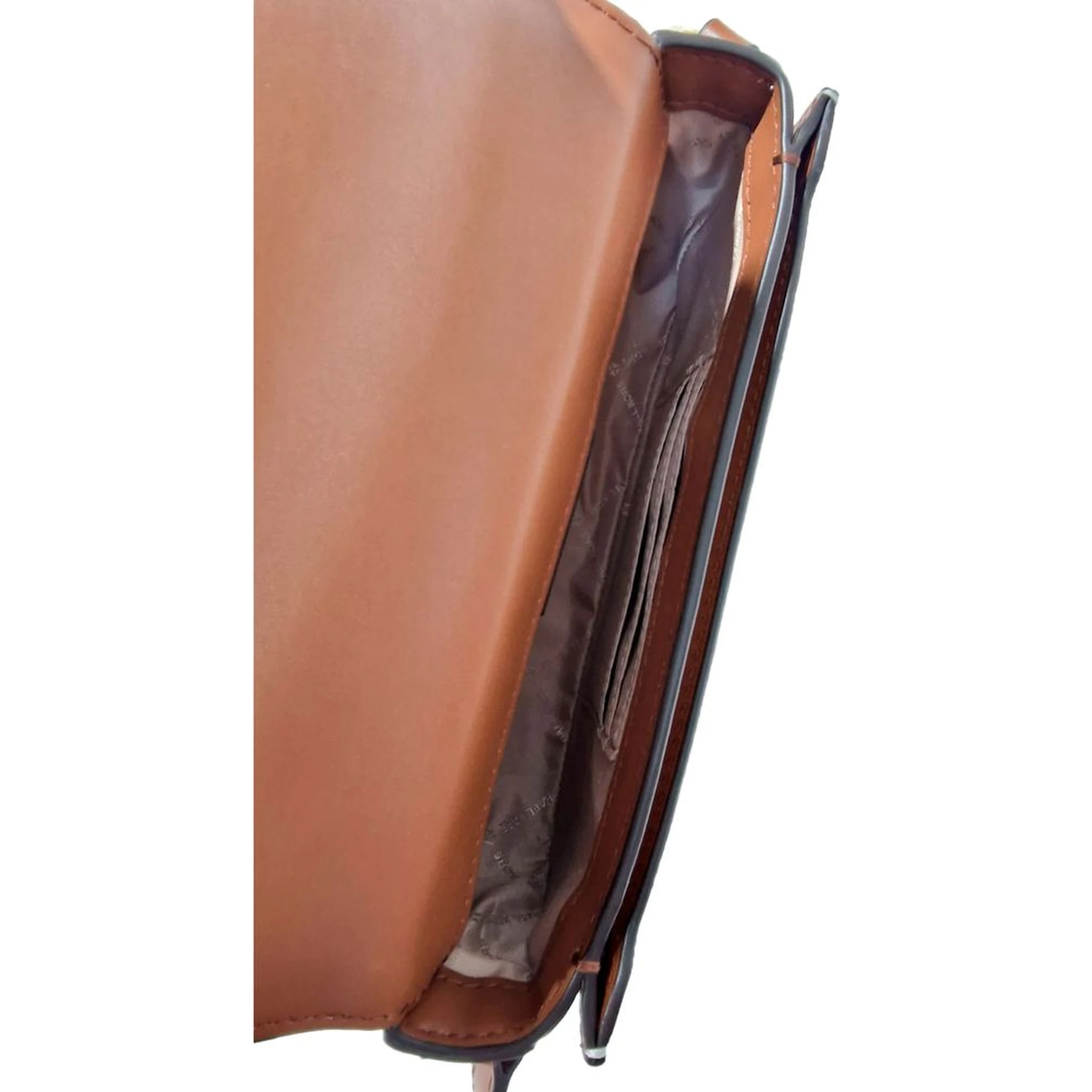 Beige Leather Crossbody Bag