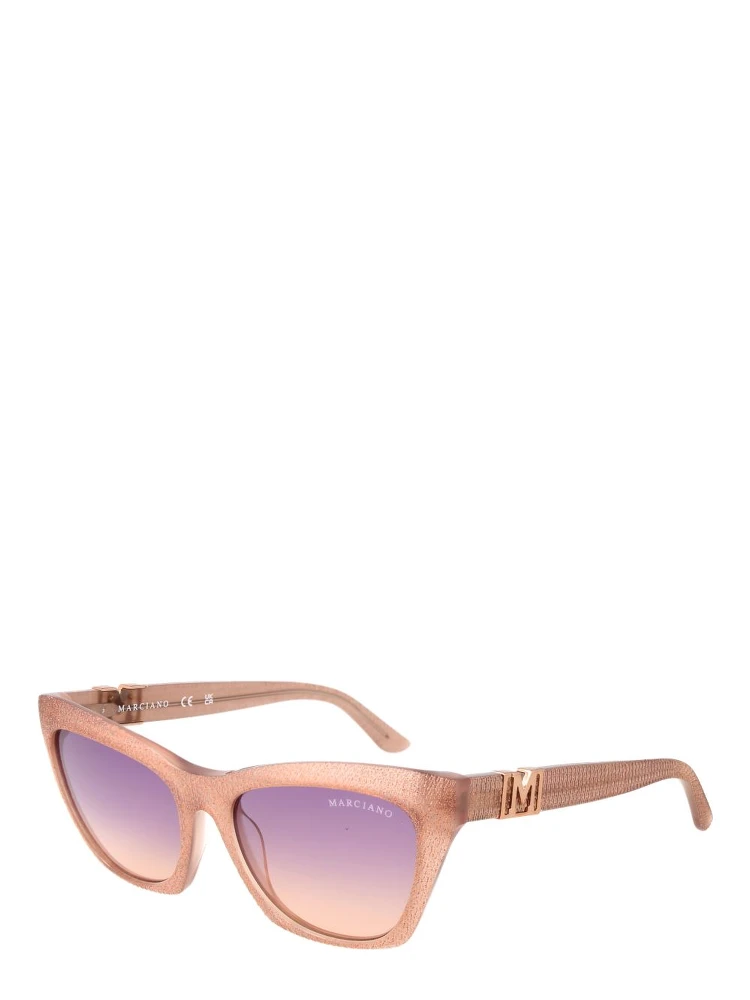 Beige Acetate Sunglasses