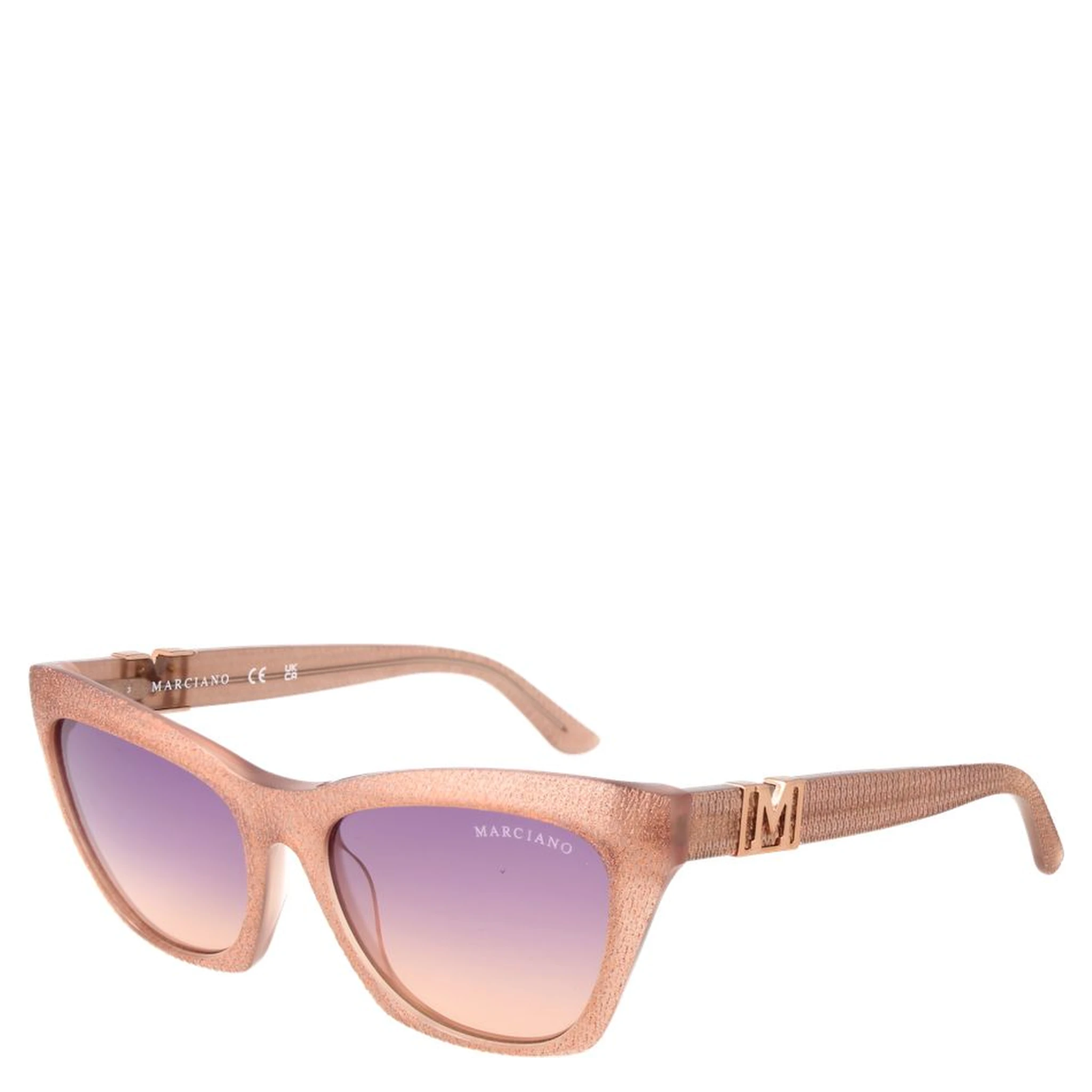 Beige Acetate Sunglasses