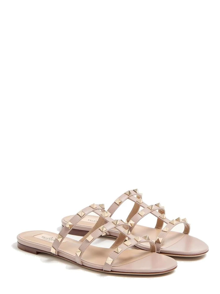 Multicolor Calfskin Strap-On Sandals alternative