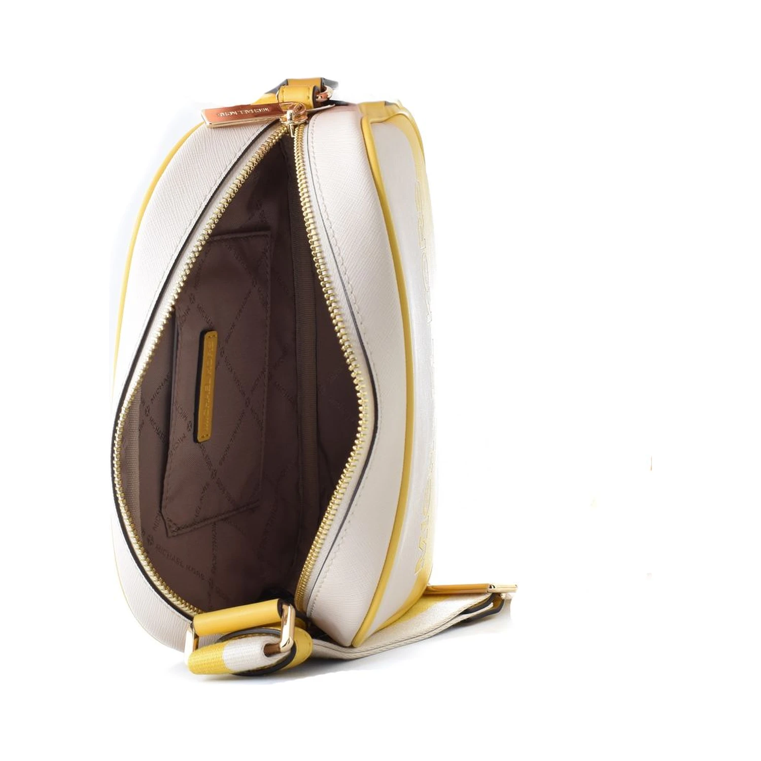 Bicolor Canvas Crossbody Bag