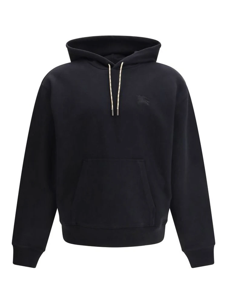 Black Cotton Sweatshirt