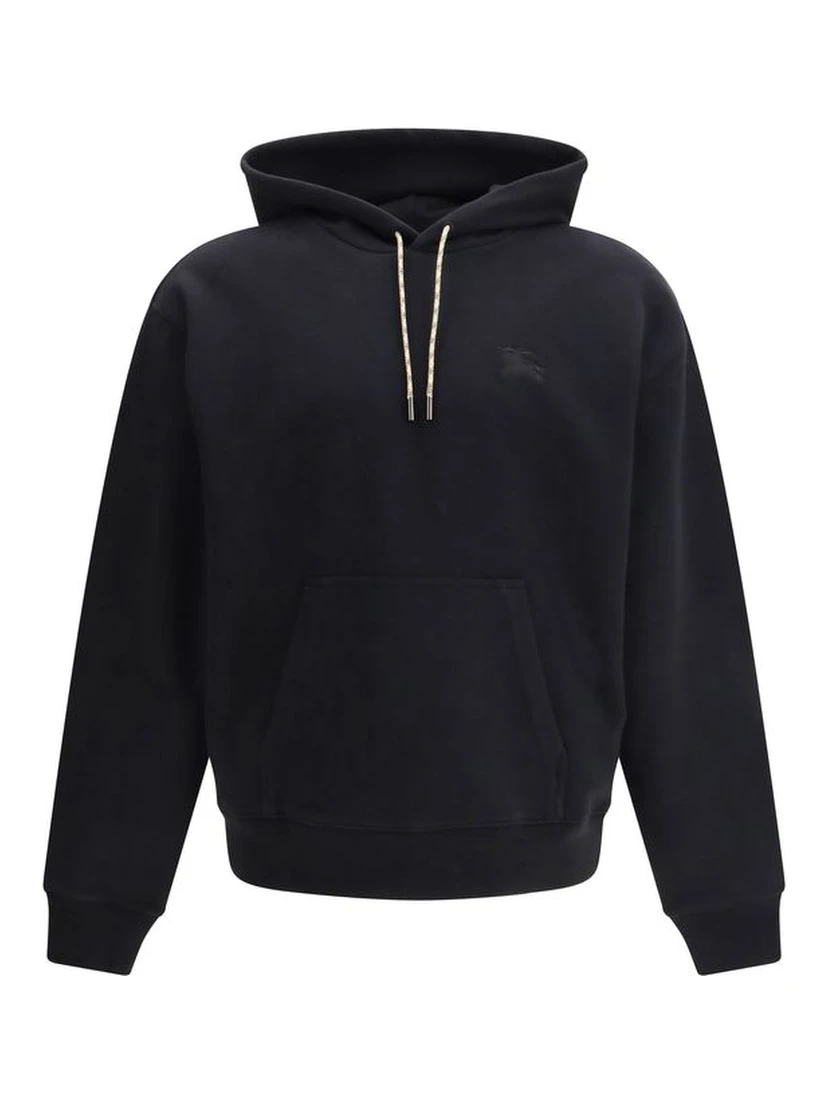 Black Cotton Sweatshirt