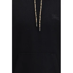 Black Cotton Sweatshirt