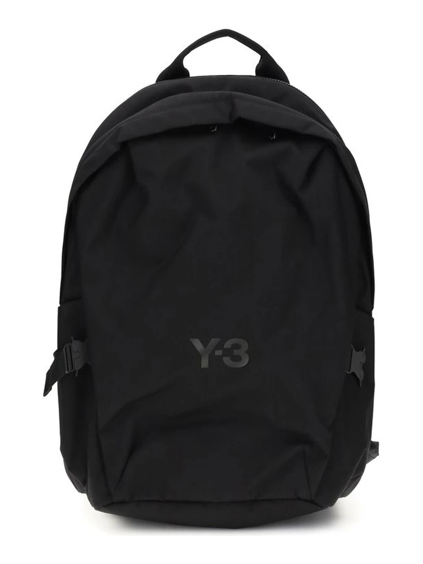 Black Polyester Backpack
