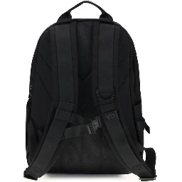 Black Polyester Backpack