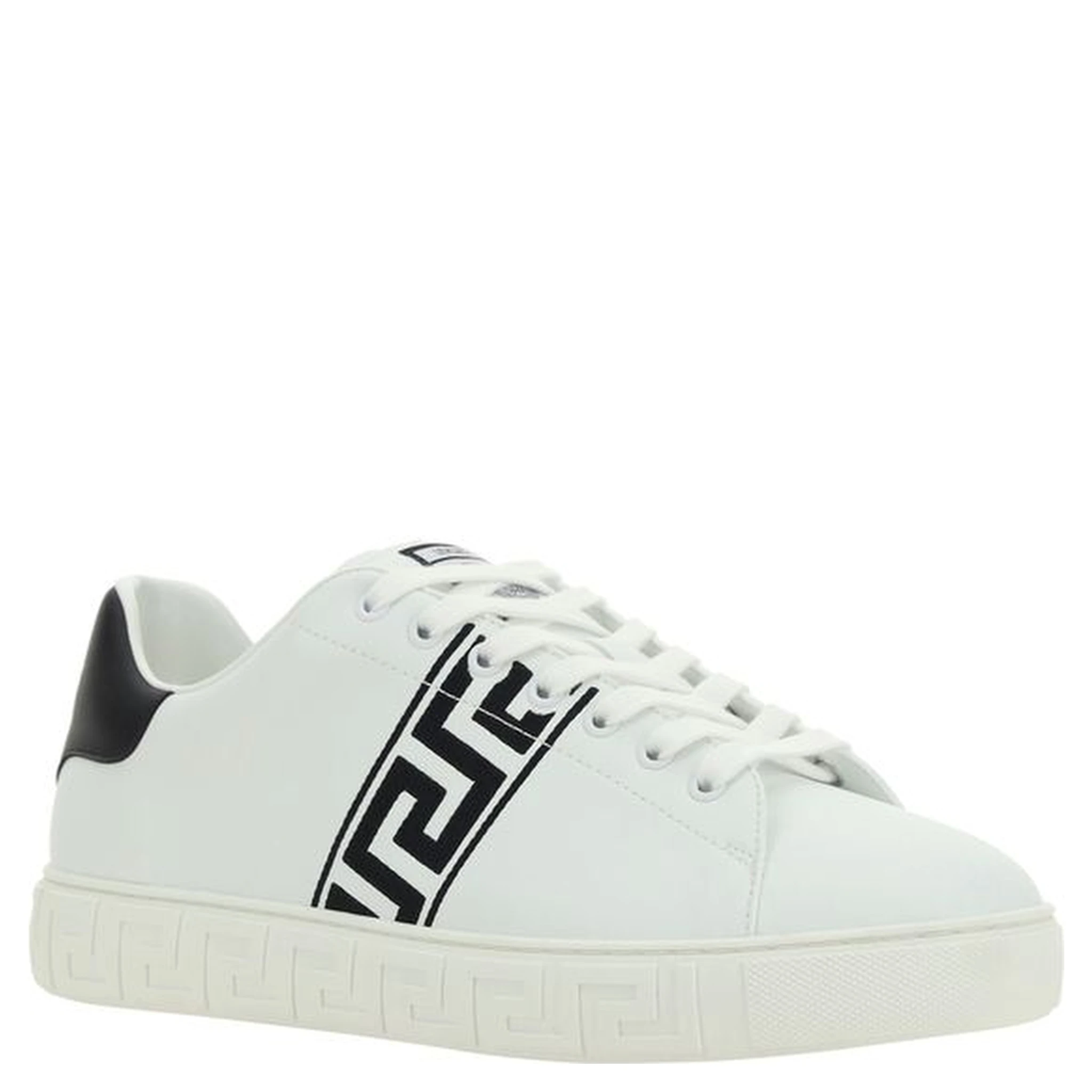 White Rubber Low Top Sneakers