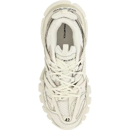 White Rubber Athletic Sneakers