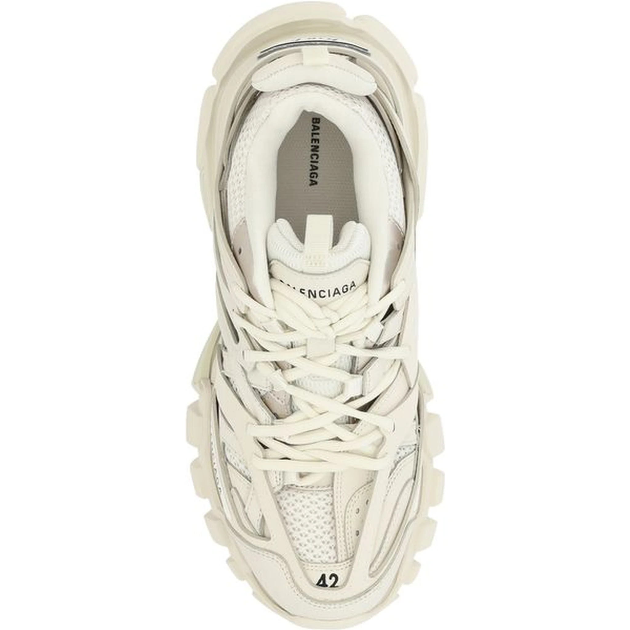 White Rubber Athletic Sneakers
