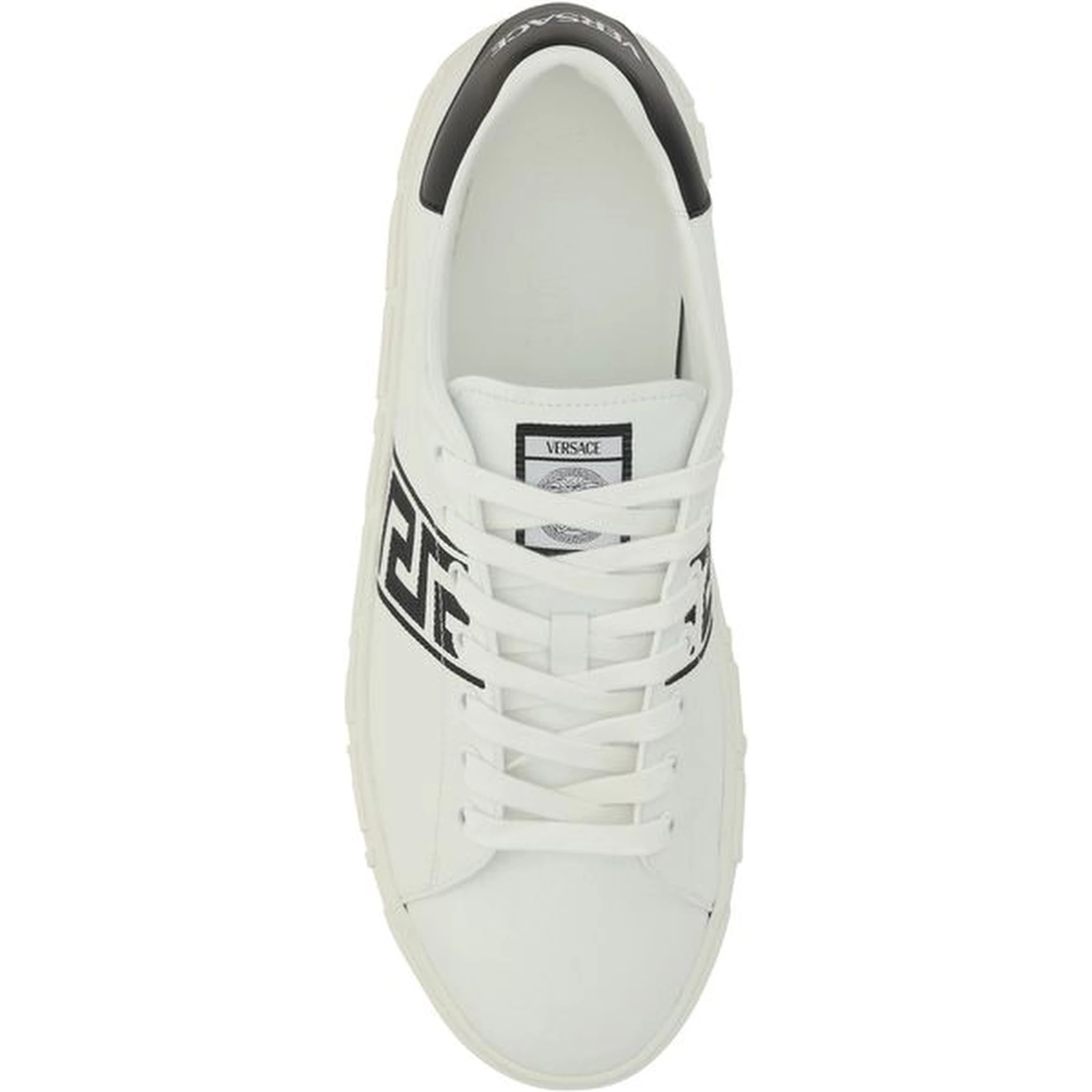 White Rubber Low Top Sneakers