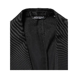 Black Jazz Club Silk Single Breasted Blazer