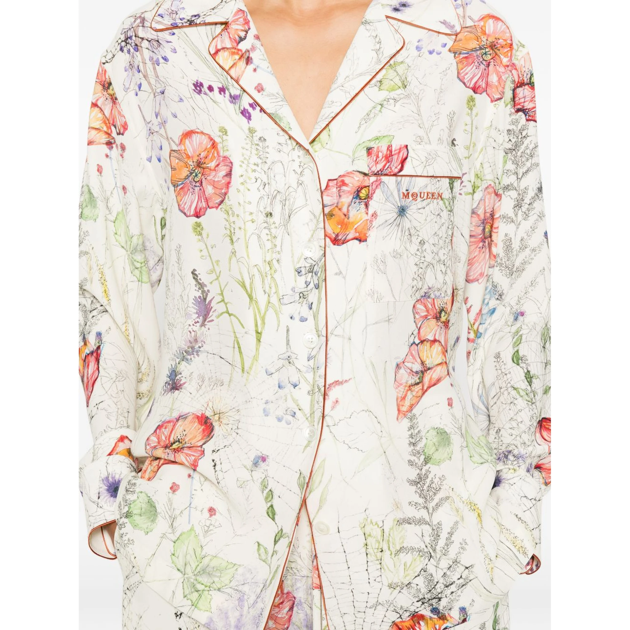 Alexander McQueen Shirts Ivory