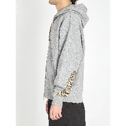 Cotton zipped hoodie