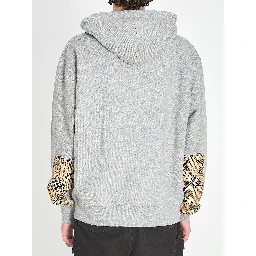 Cotton zipped hoodie