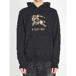 Cotton jersey hoodie