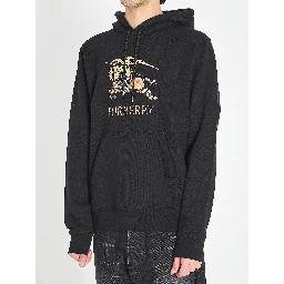 Cotton jersey hoodie