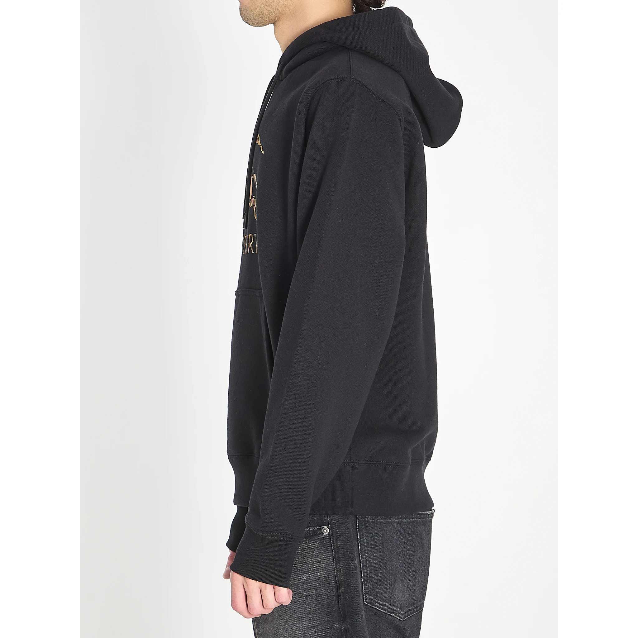Cotton jersey hoodie