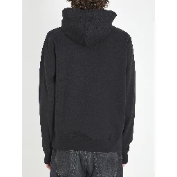 Cotton jersey hoodie