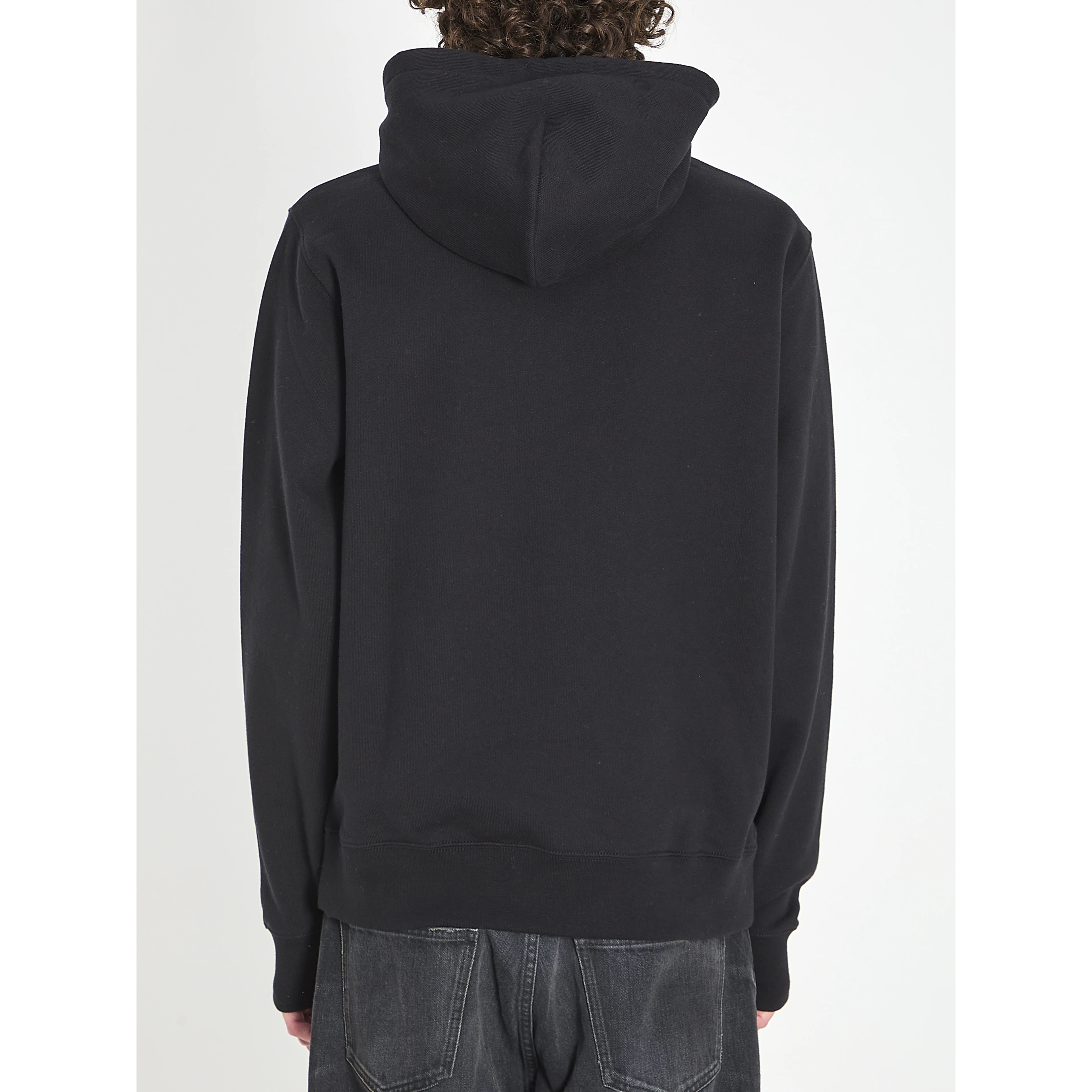 Cotton jersey hoodie