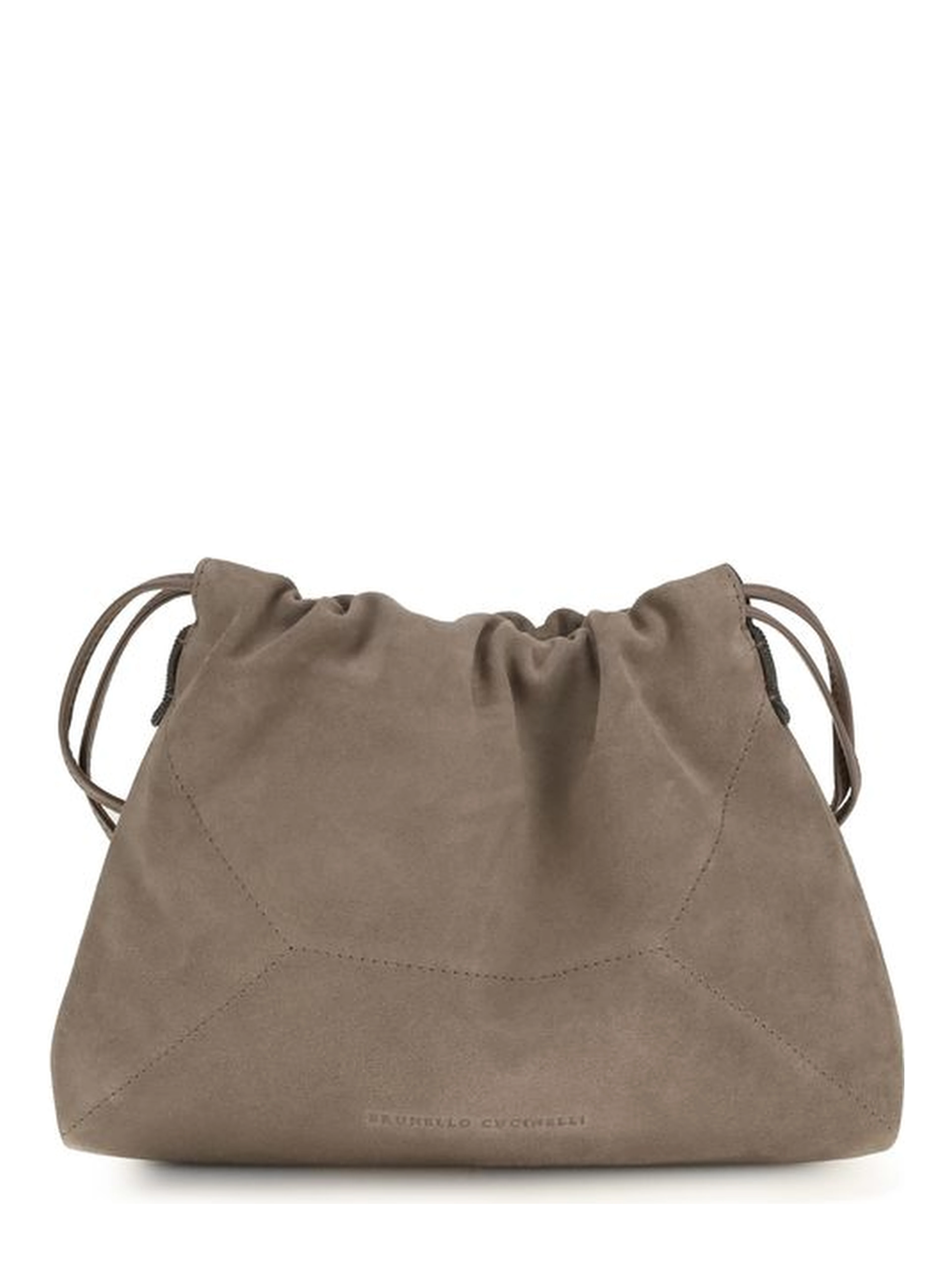 Beige Calf Leather Bos Taurus Shoulder Bag