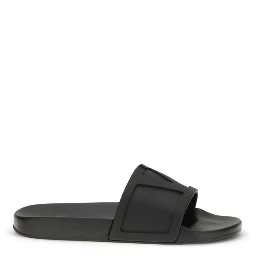 Black Rubber Sandals