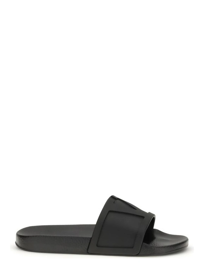 Black Rubber Sandals