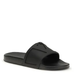 Black Rubber Sandals