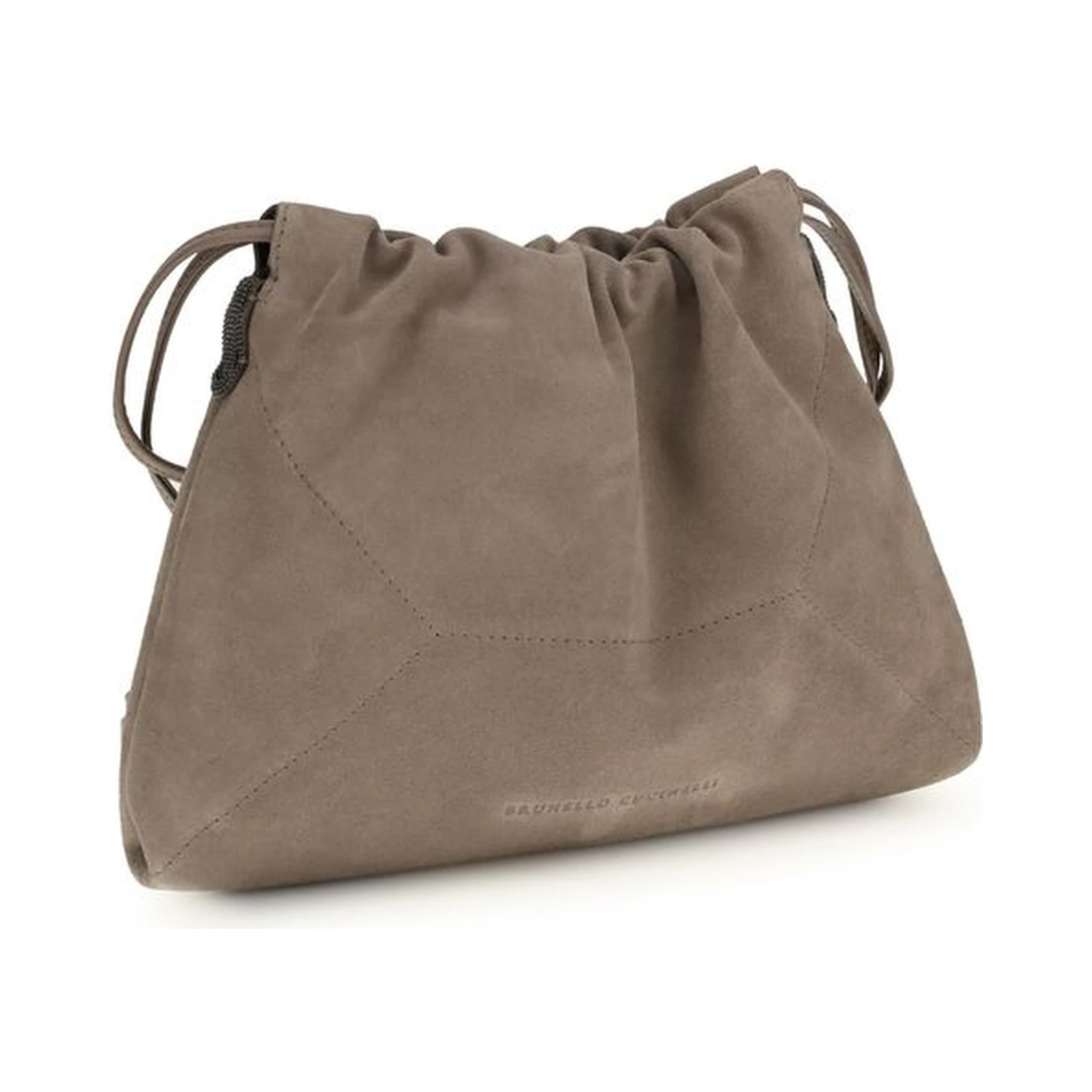 Beige Calf Leather Bos Taurus Shoulder Bag