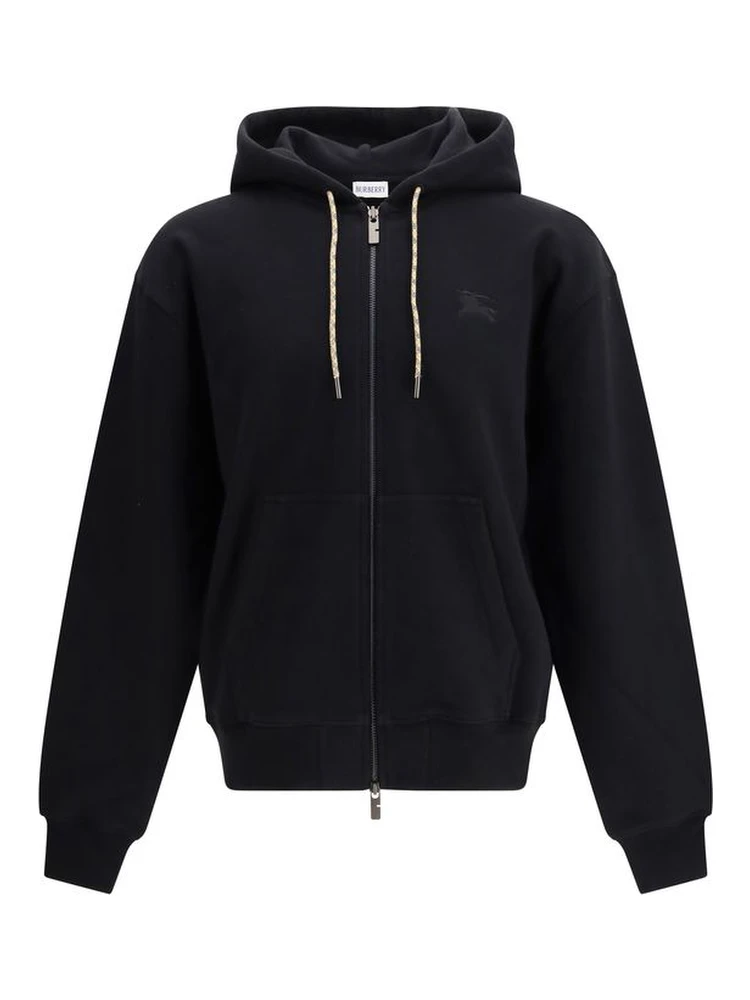 Black Cotton Sweatshirt