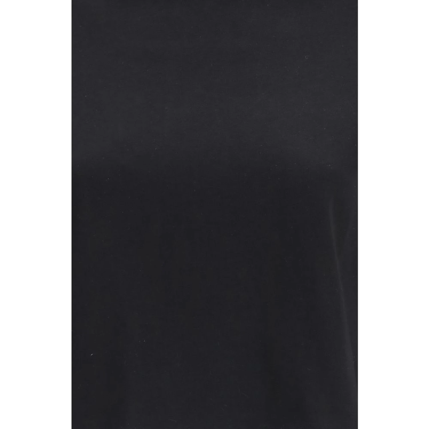 Black Cotton Long Sleeve T-Shirt