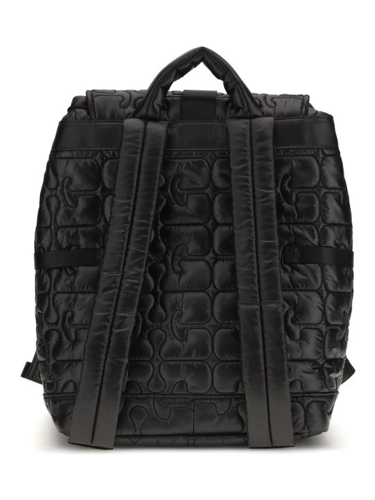 Black Recycled Polyamide Backpack alternative