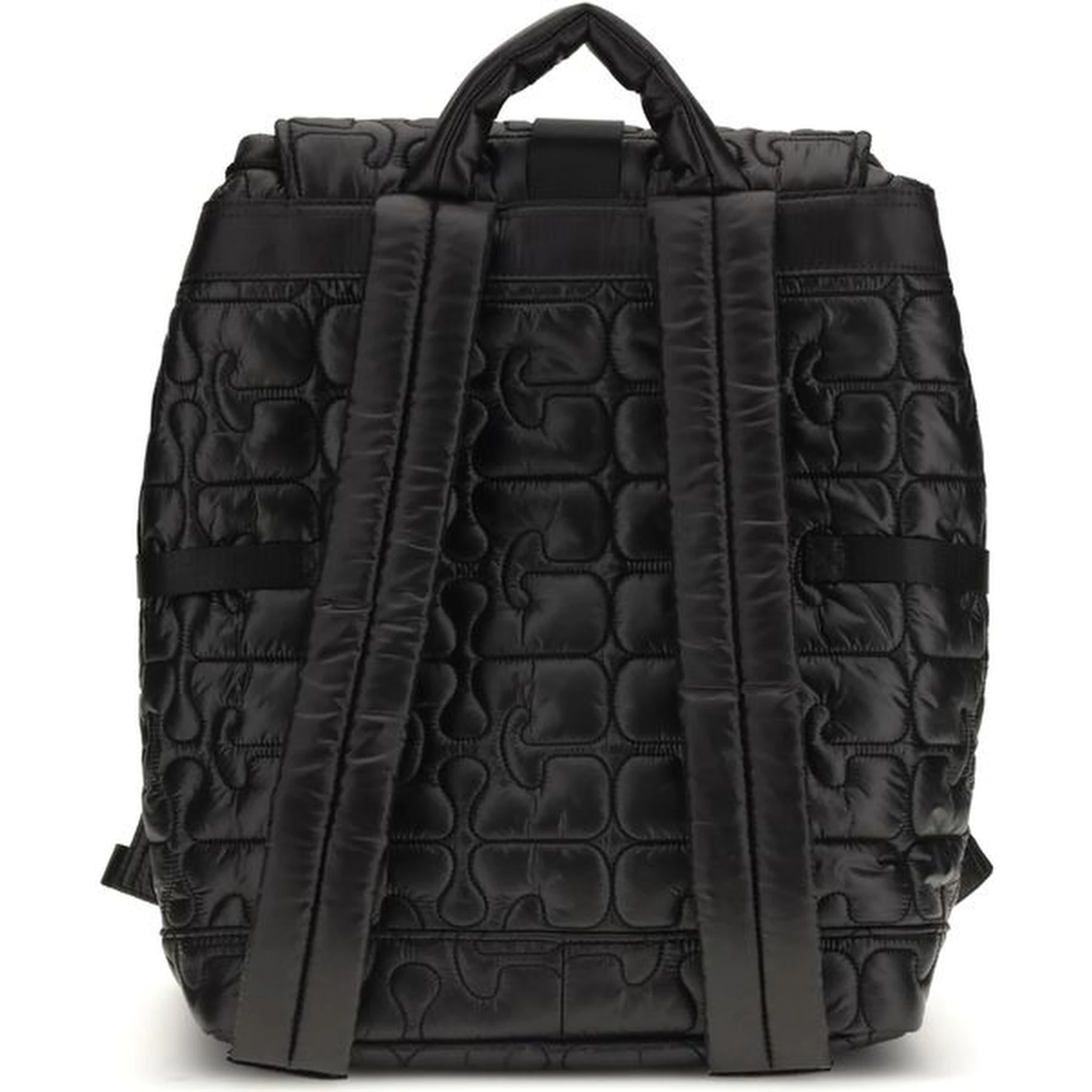 Black Recycled Polyamide Backpack