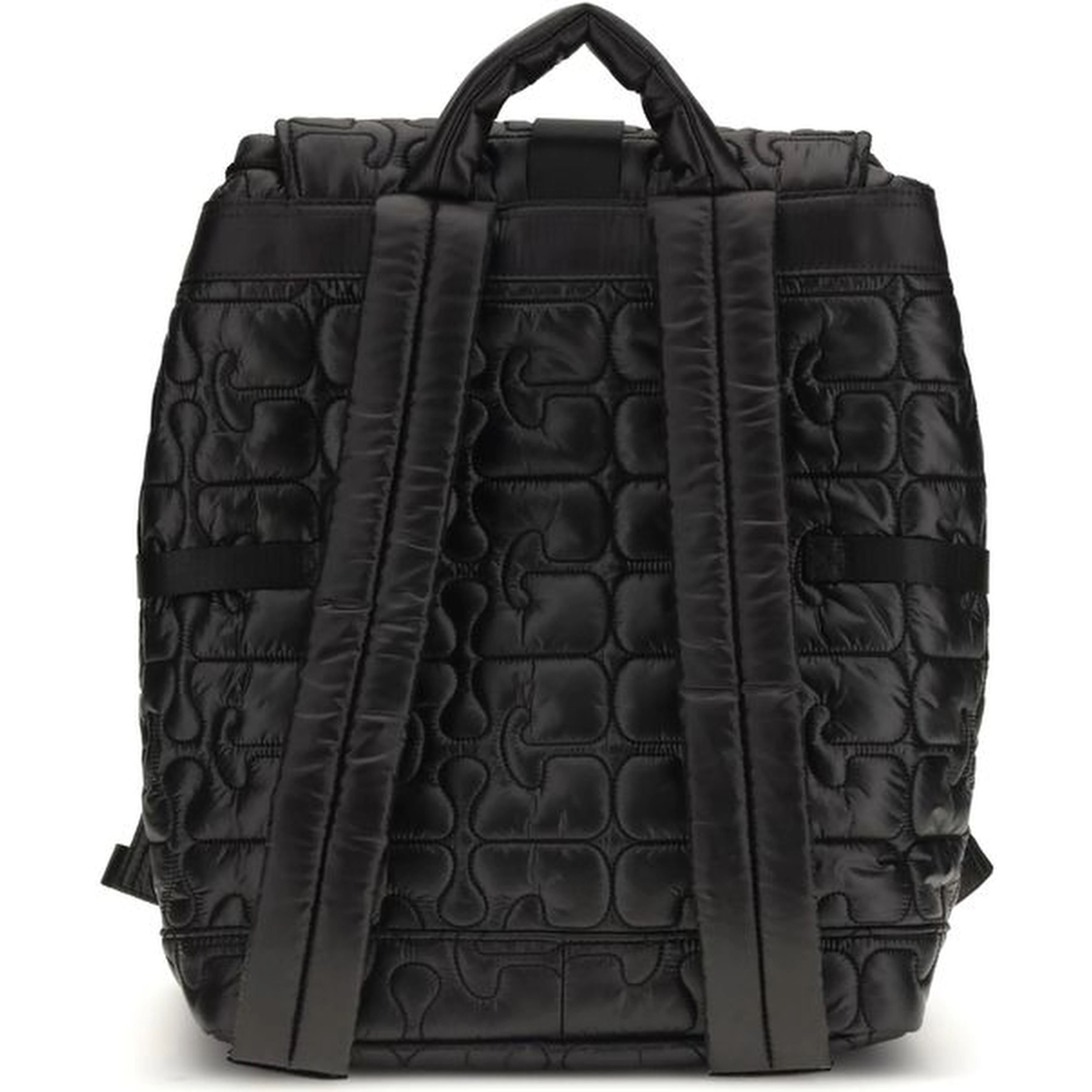 Black Recycled Polyamide Backpack
