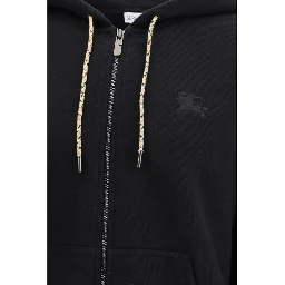 Black Cotton Sweatshirt